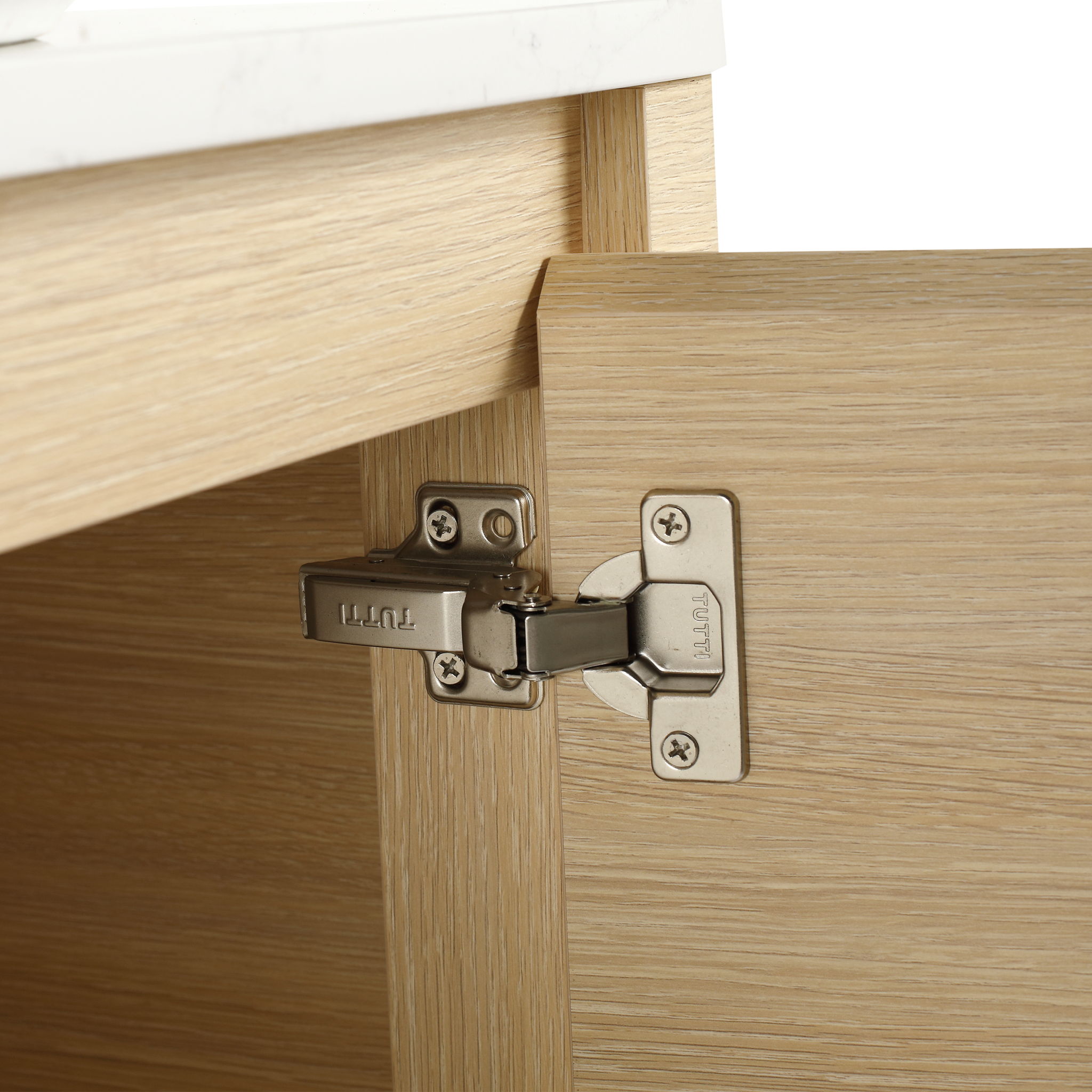 Mounted Bathroom Vanity & Art Sink, Soft Close Door