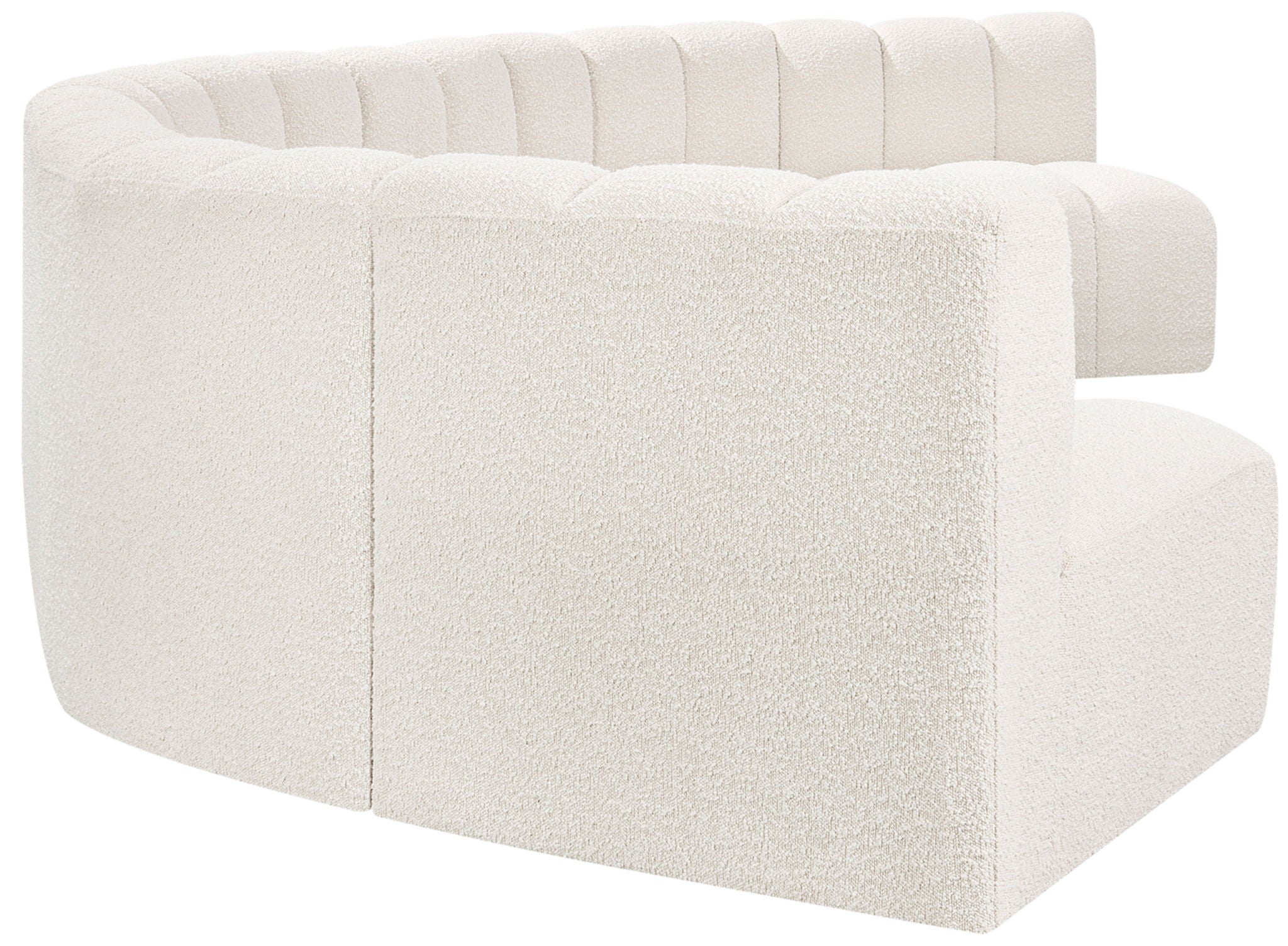 Arc - Boucle Fabric 7 Piece U-Shaped Modular Sofa