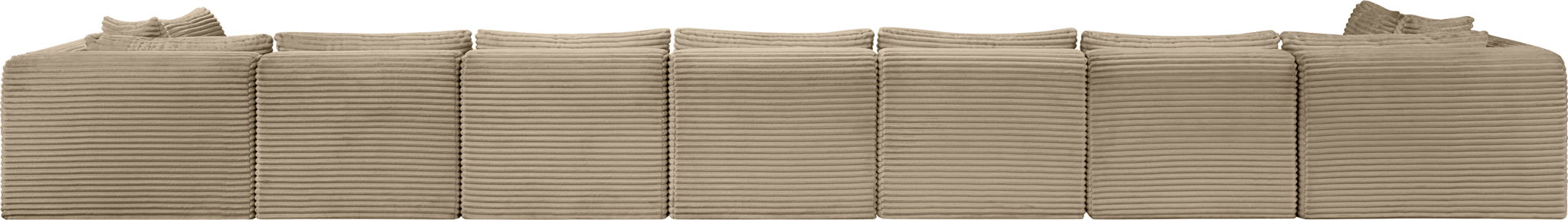 Shaggy - Fabric 9 Piece Modular Sectional