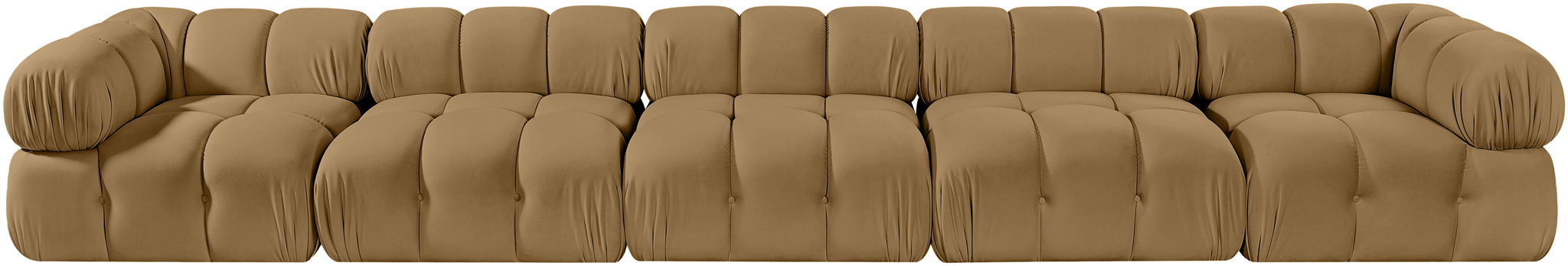Orin - Fabric Velvet 5 Piece Modular Sofa