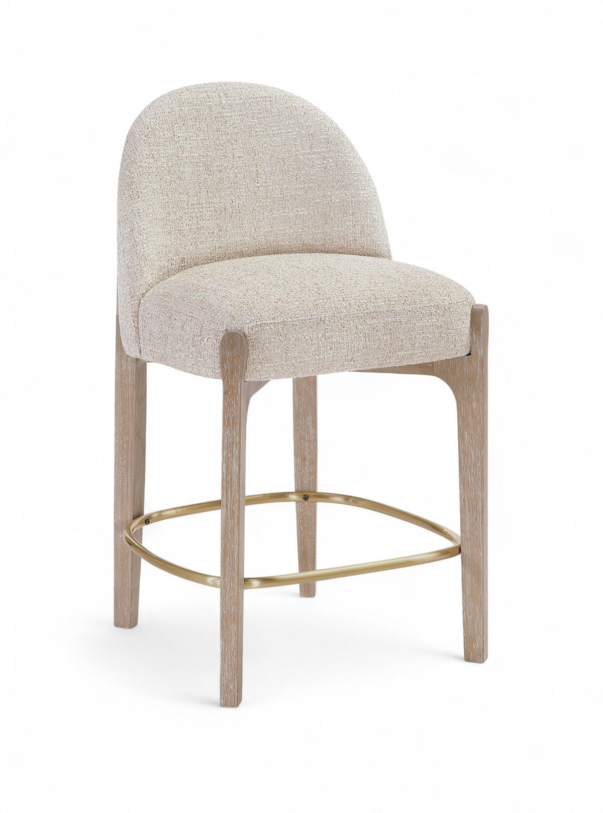 Torino - Counter Stool With Brushed Natural Base