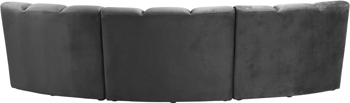 Infinity - 3 Piece Velvet Modular Sectional