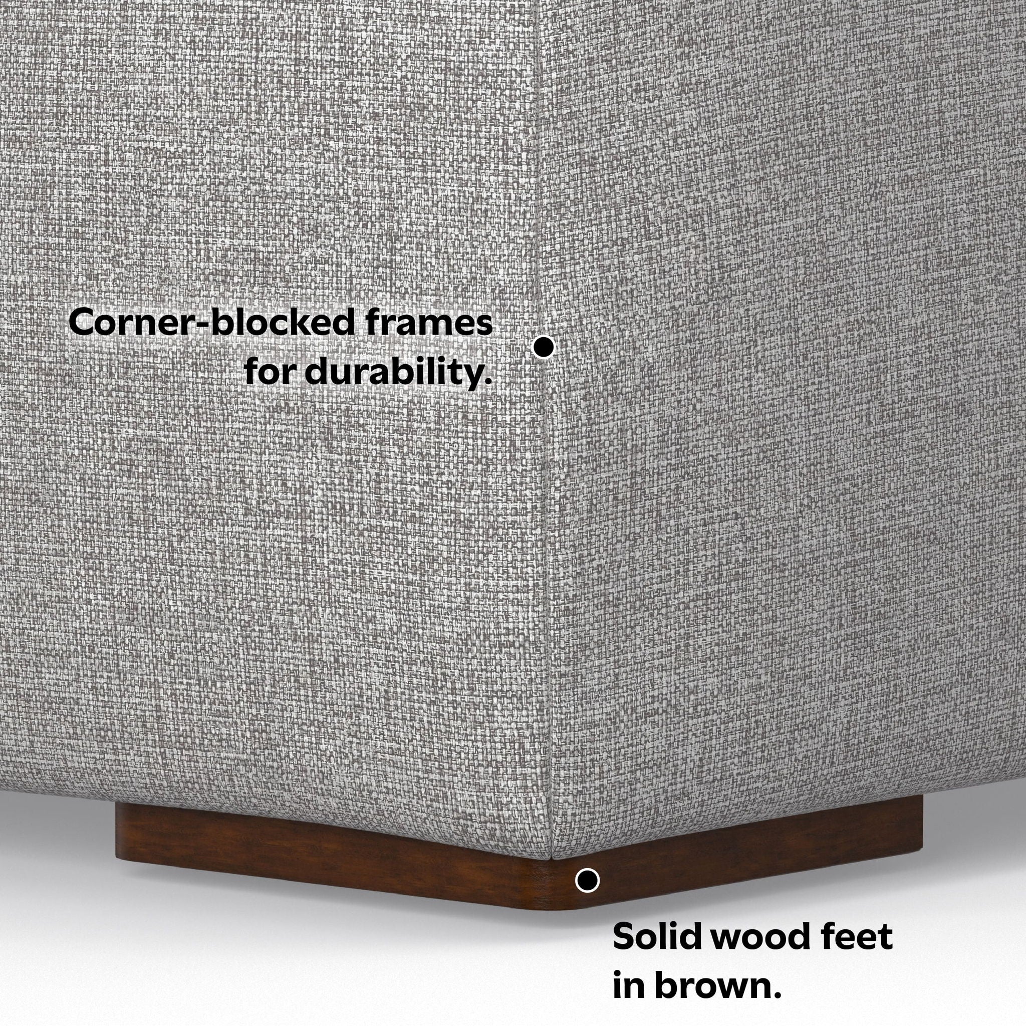 Rex - 2 Seater Sofa - Gray