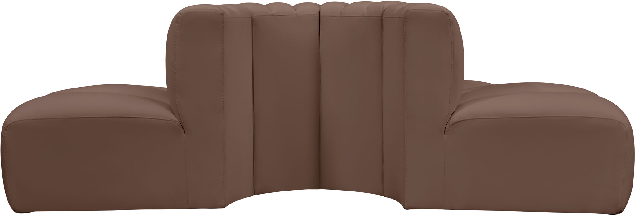Arc - Faux Leather 4 Piece Modular Sofa