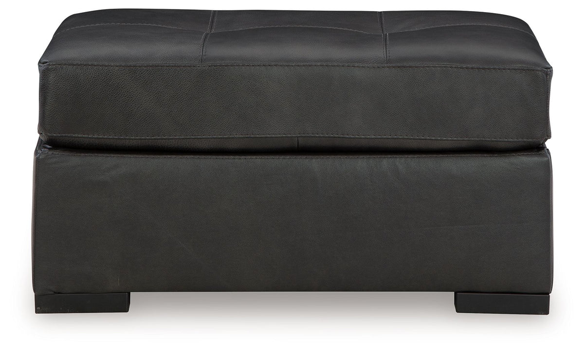 Brindley Pier - Oversized Accent Ottoman - Fog
