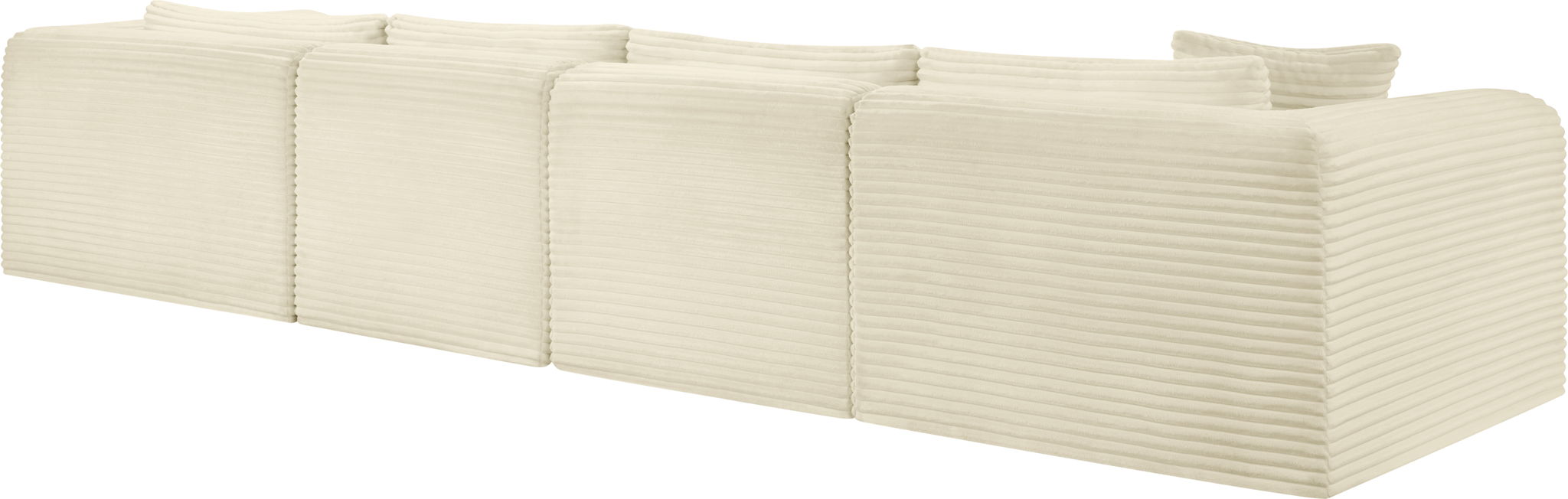 Shaggy - 4 Piece Modular Sectional