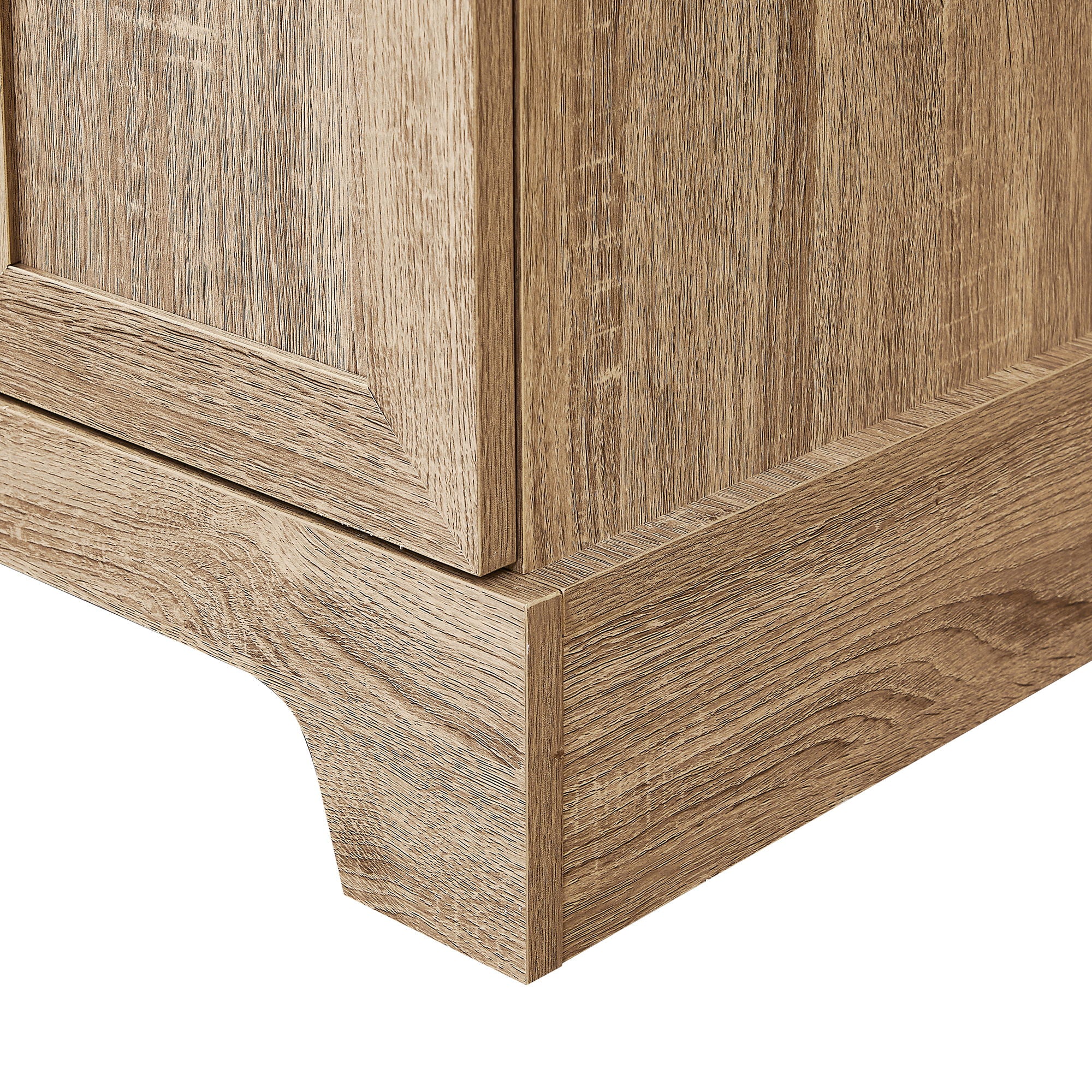 Storage Cabinet With Adjustable Shelves, 2 Doors, Rectangle Design For Bathroom