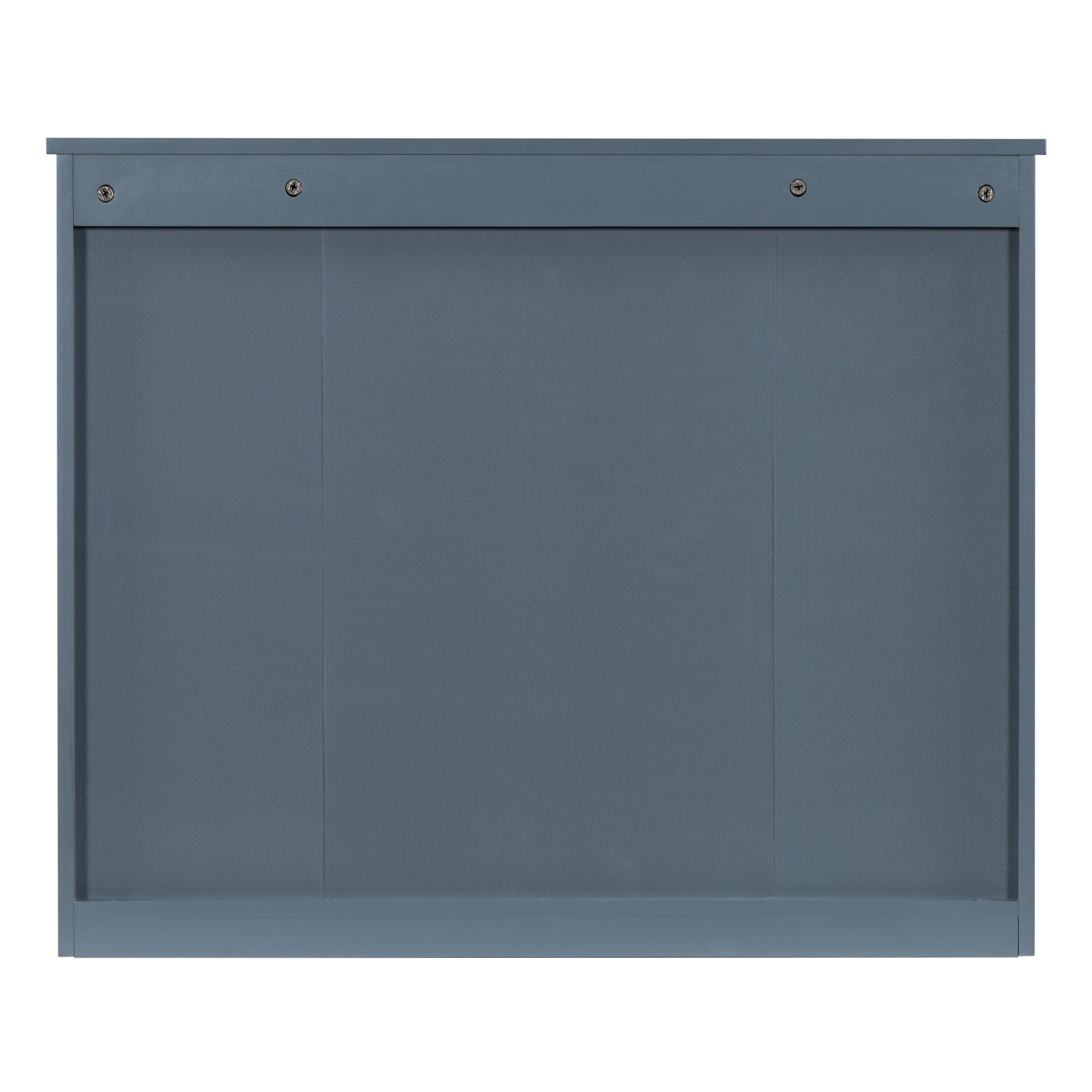 Wall Mounted Bathroom Storage Cabinet With Mirror, Cabinet With 6 Open Shelves And Adjustable Interior