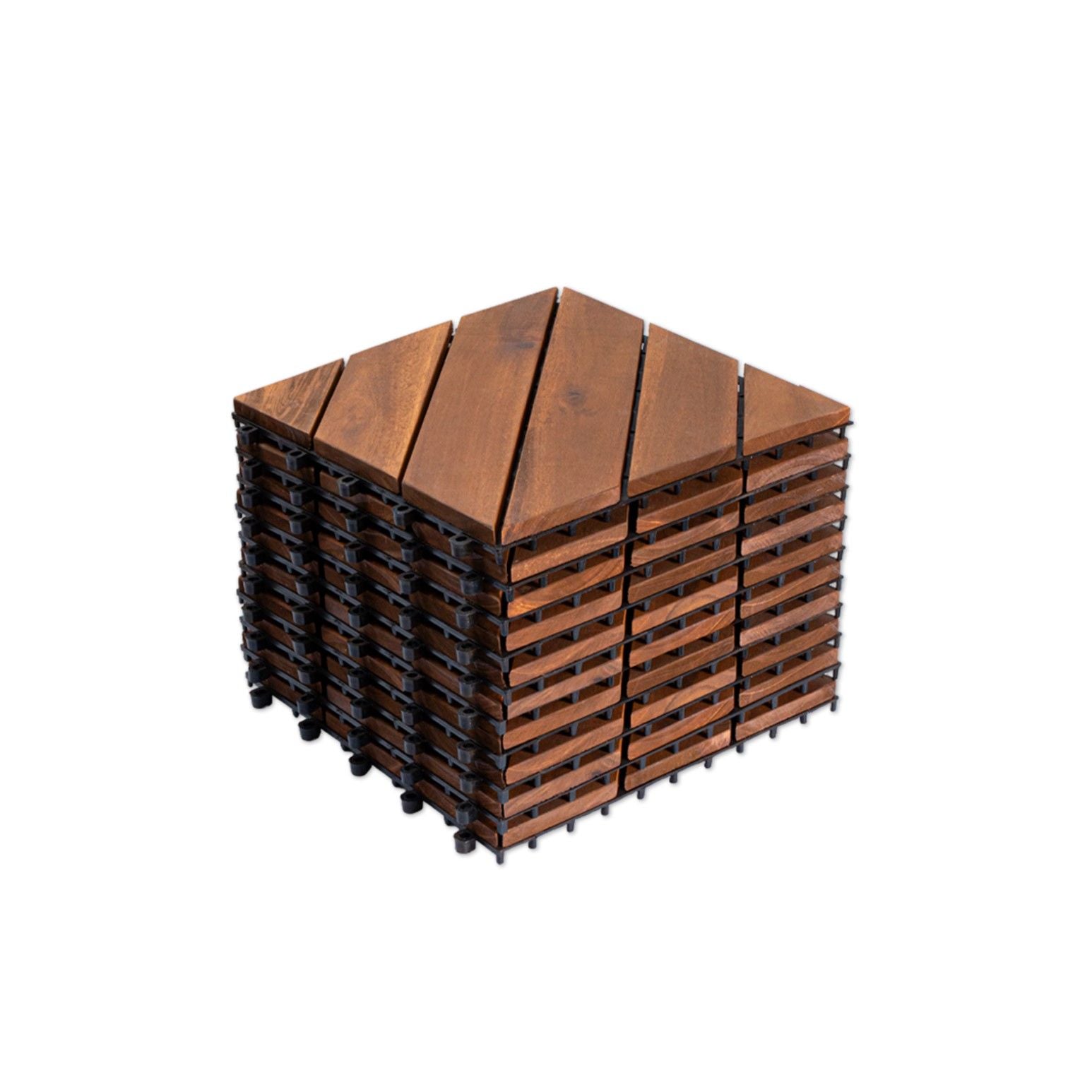 Interlocking Deck Tiles, Diagonal Pattern Outdoor Decking