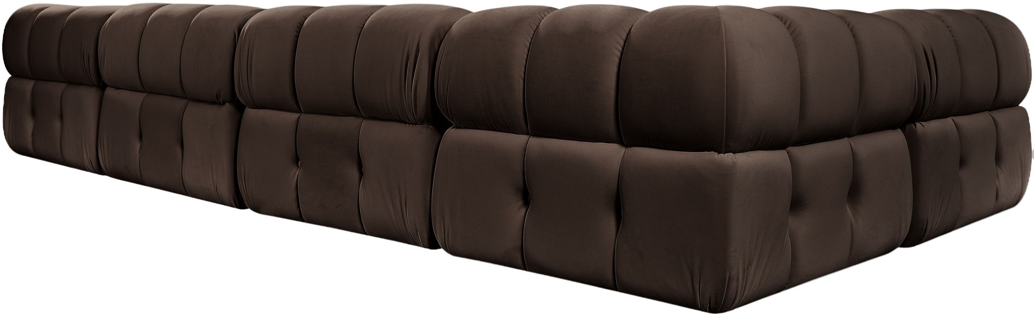 Orin - U-Shaped Velvet 6 Piece Modular Sectional