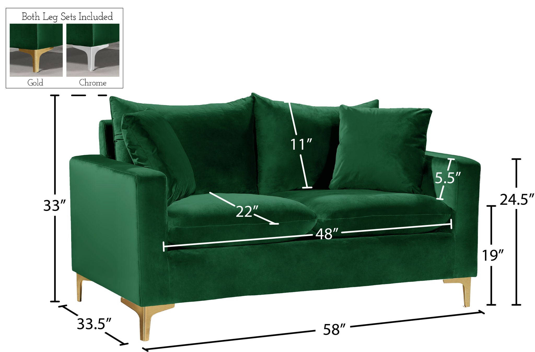 Naomi - Loveseat