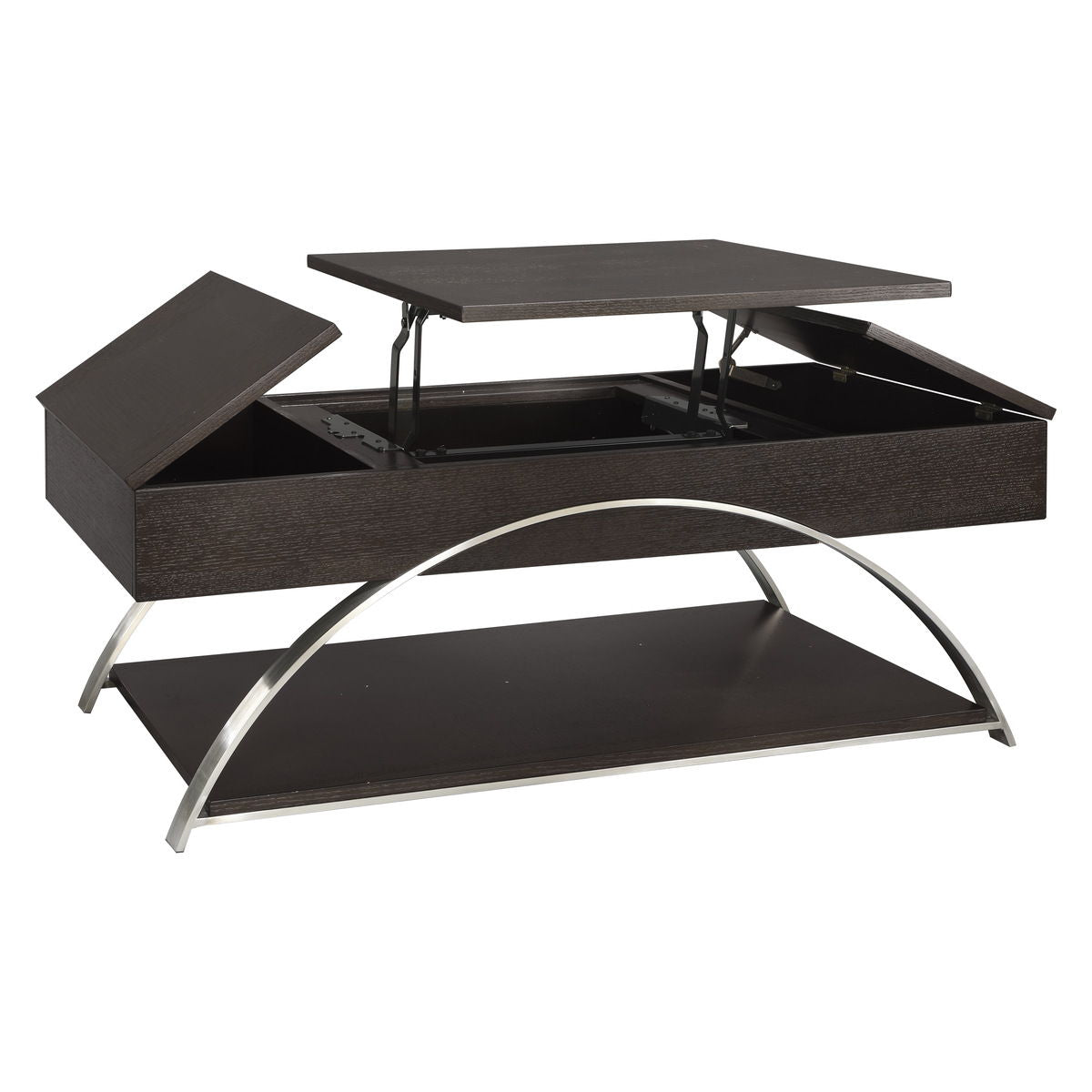 Tioga - Lift Top Cocktail Table - Brown