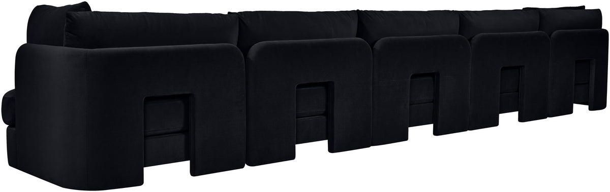 Hammond - Velvet Performance Fabric Upholstered 5 Piece Sofa