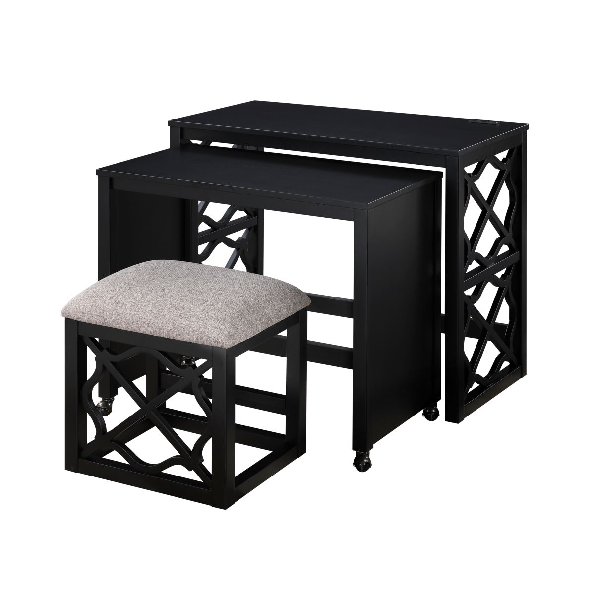 Salina - 3 Piece Pack Desks With Stool Set