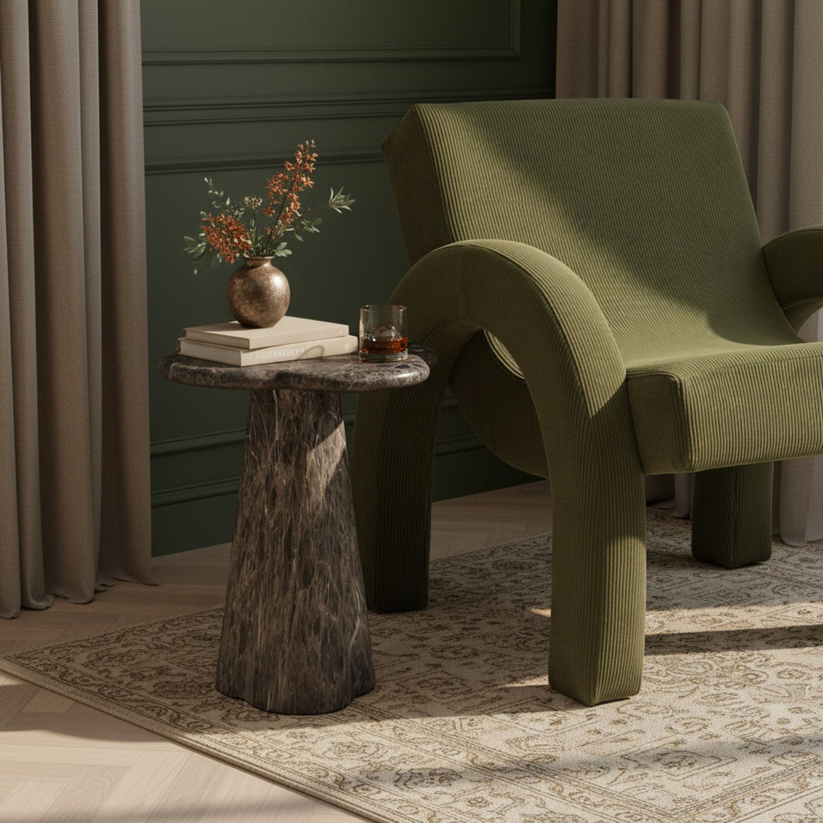 Nola - Concrete Indoor / Outdoor End Table