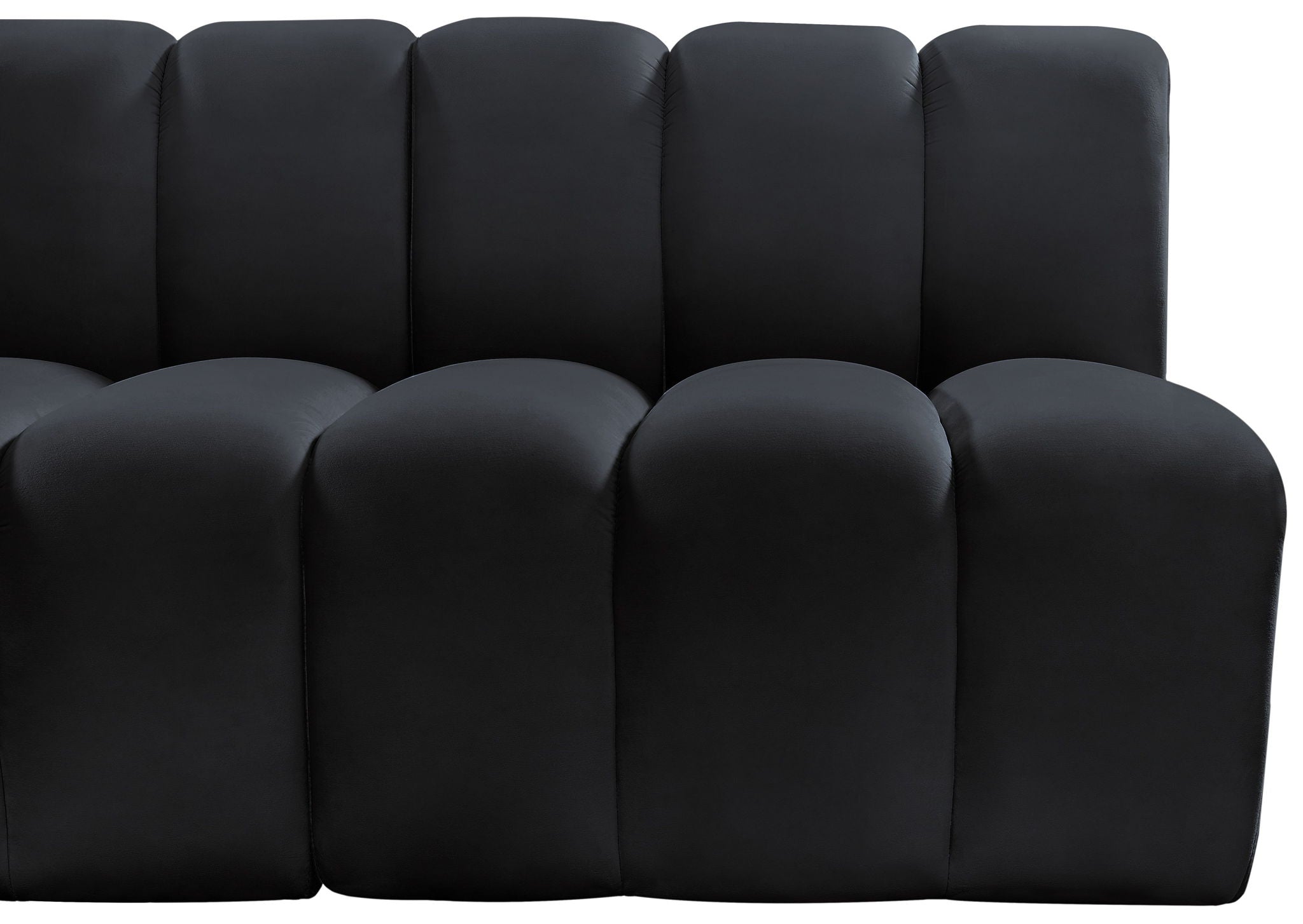 Arc - Velvet 3 Piece Modular Corner Sofa