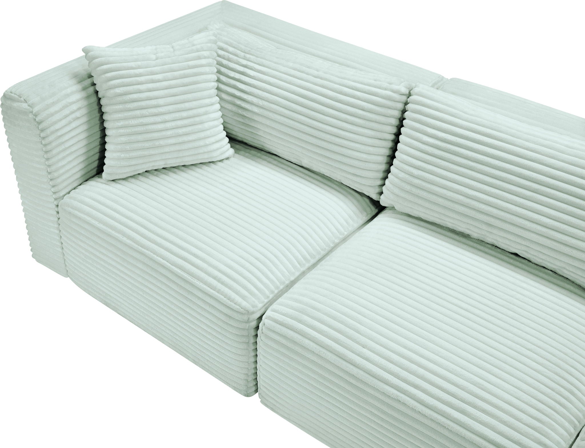 Shaggy - 4 Piece Modular Sectional
