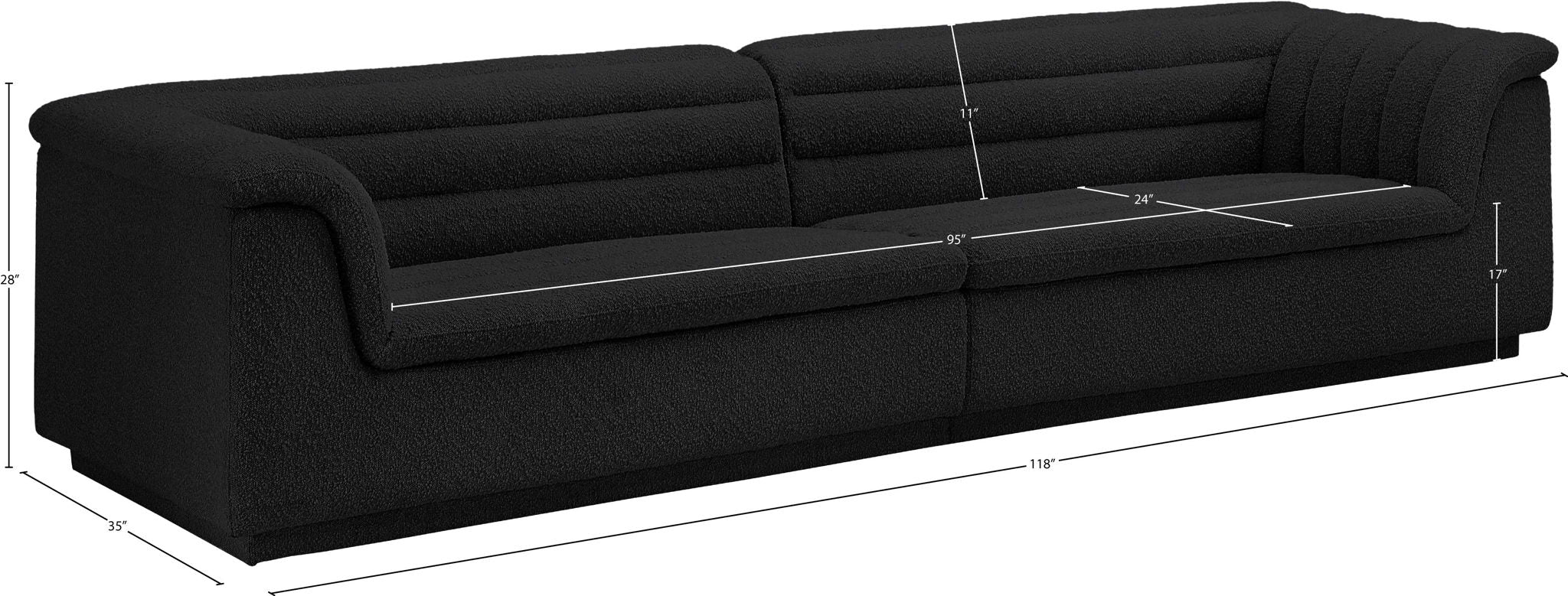 Cascade - Boucle Modular Sofa