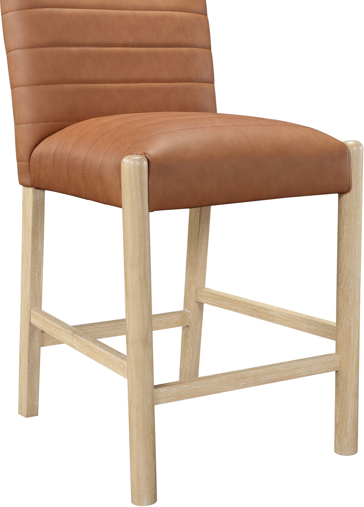 Aimee - Counter Stool - Light Brown Legs