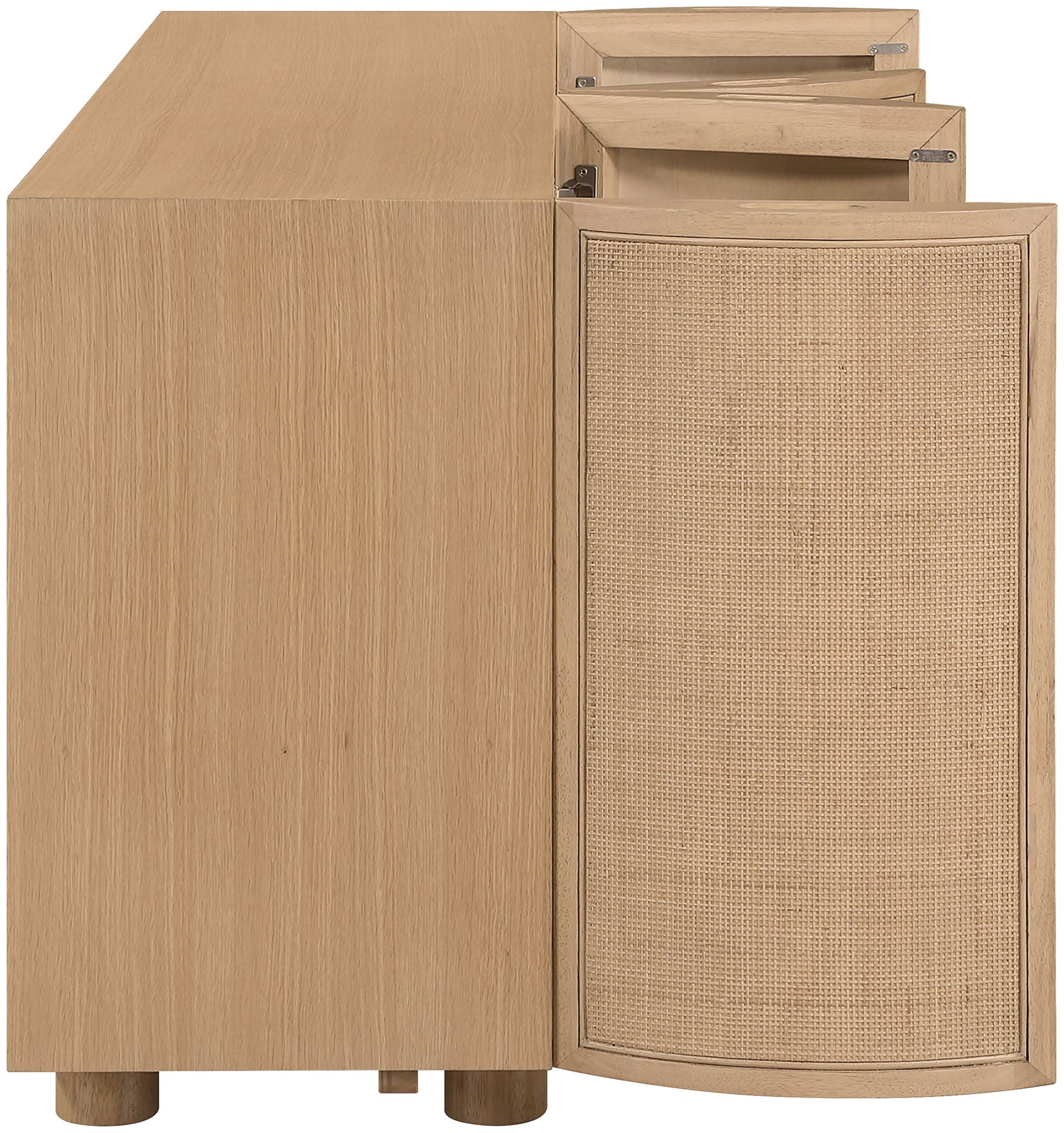 Norin - Solid Wood And Oak Veneer Sideboard/Buffet