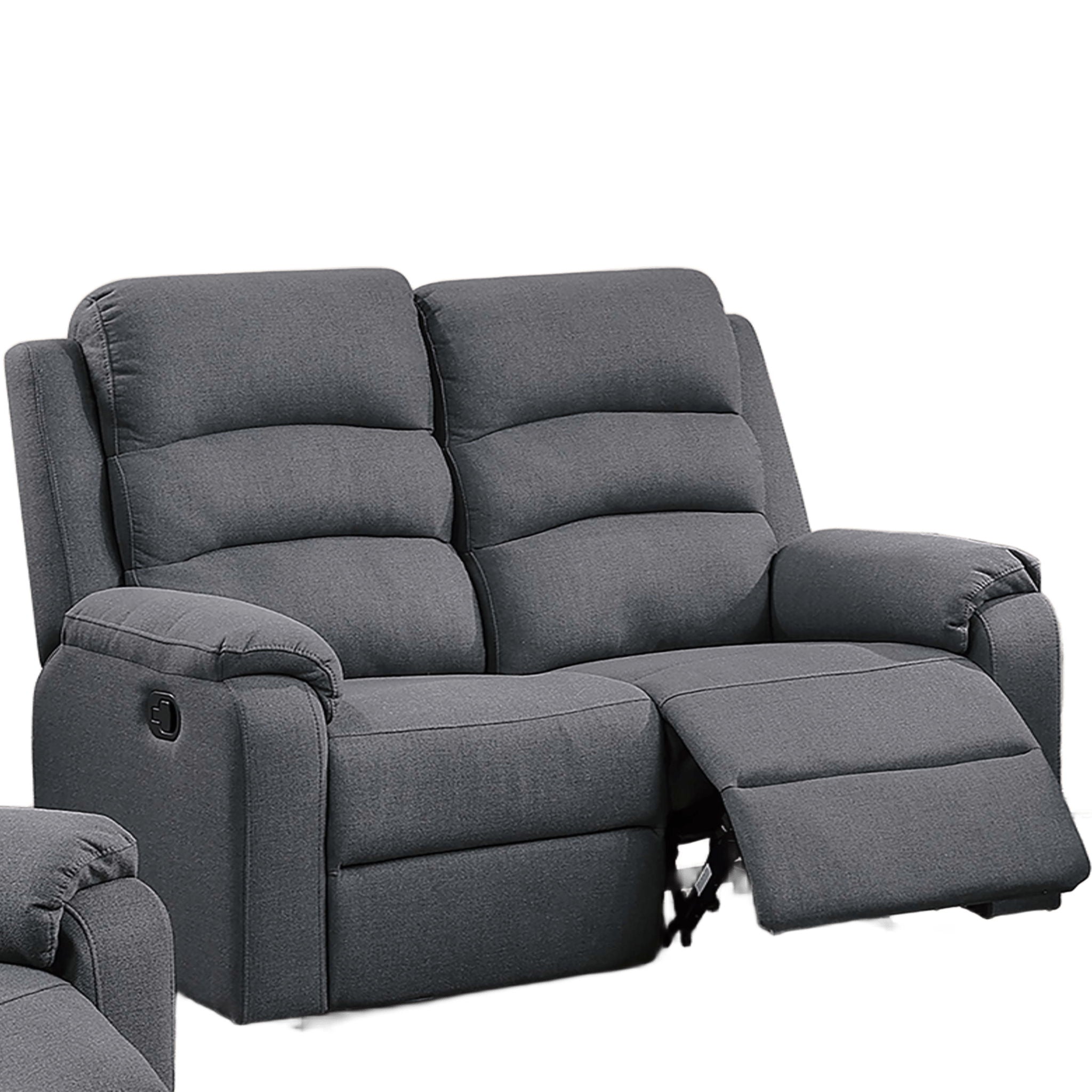 Modern Living Room Set With Manual Recliner