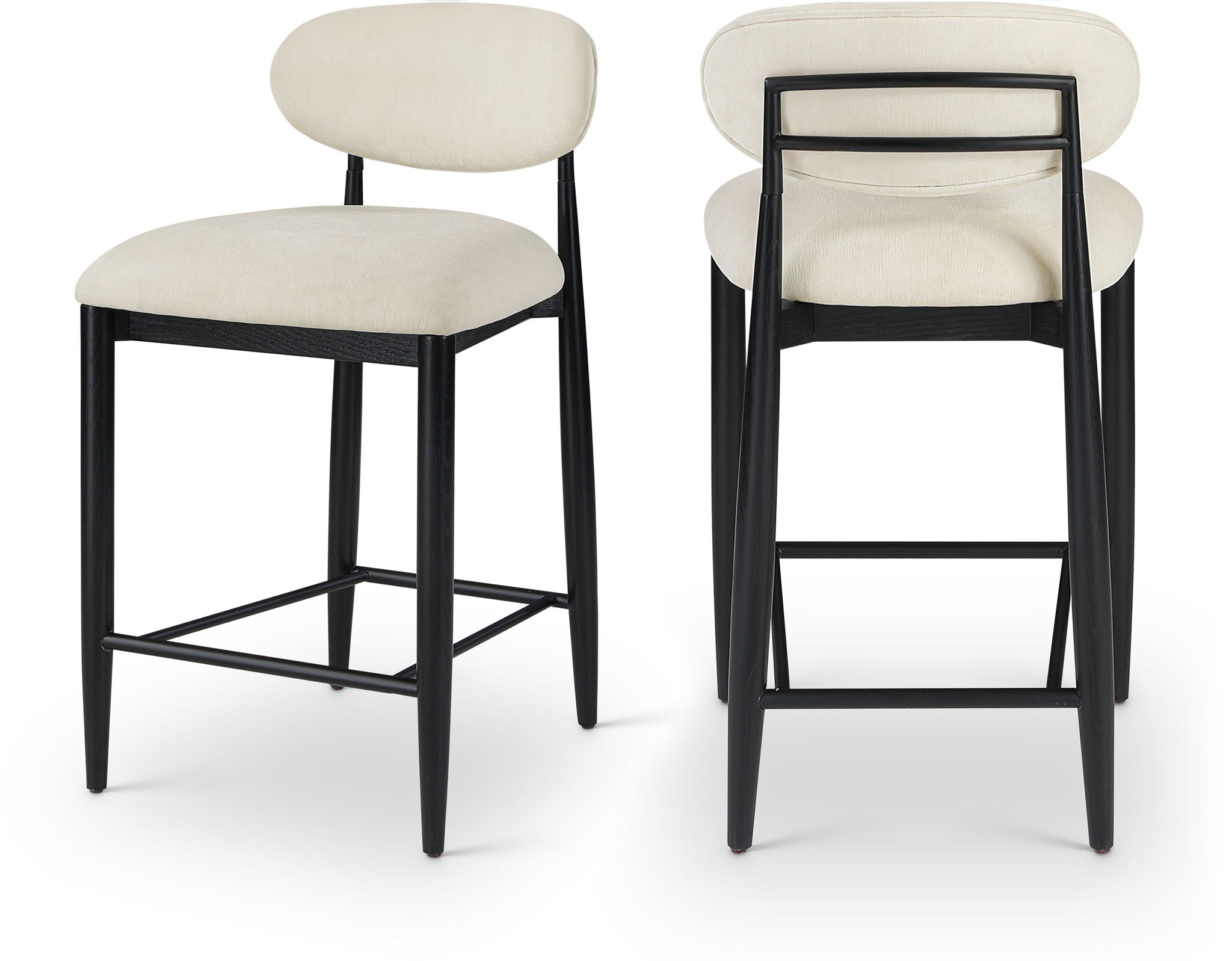 Riccio - Stool - Black Frame