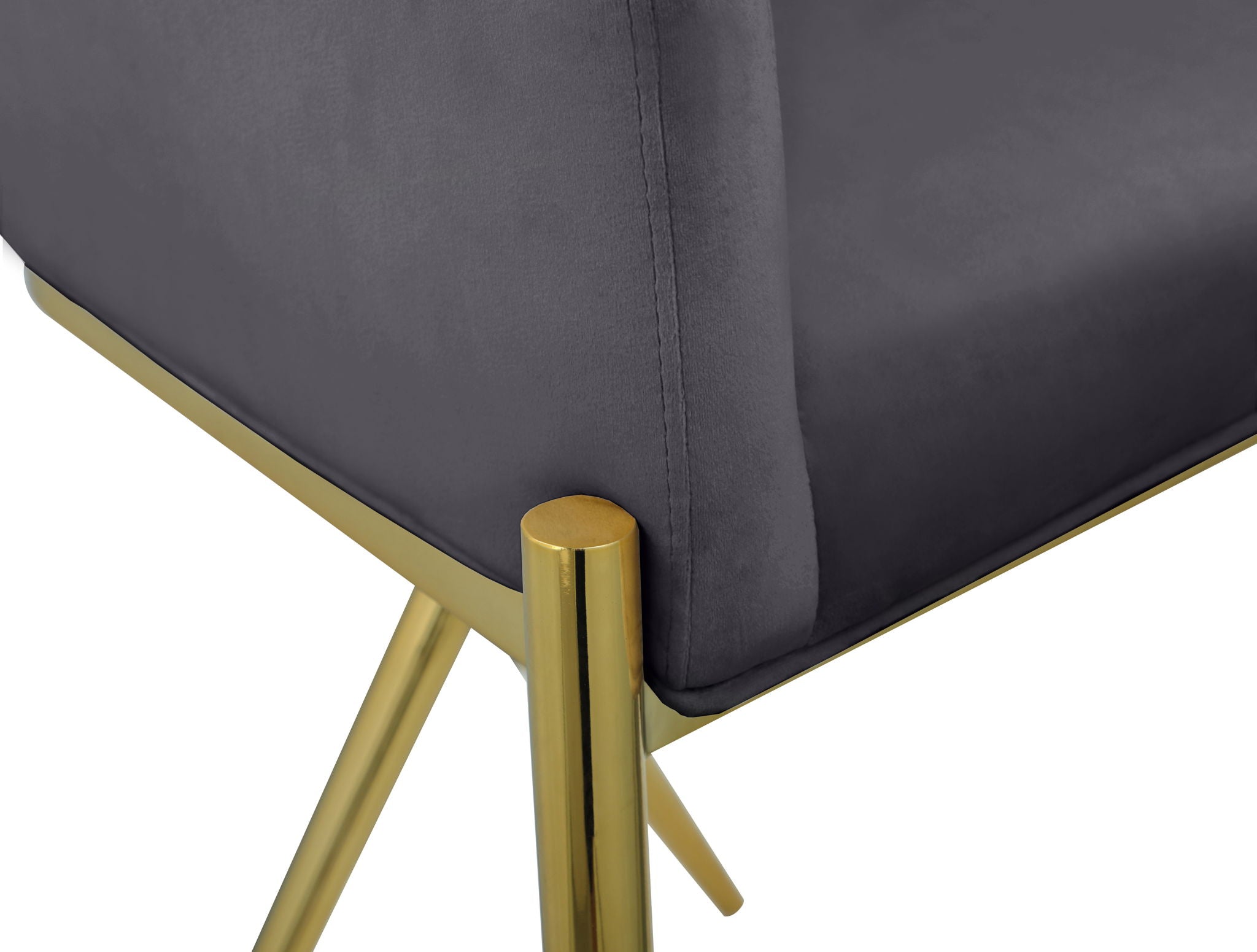 Xavier - Counter Stool with Gold Legs