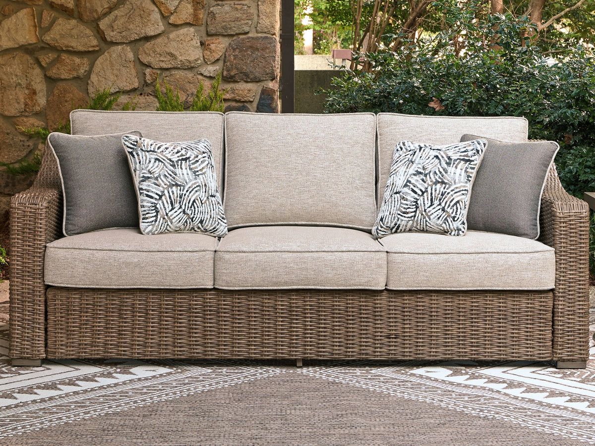 Laguna Heights - Sofa With Cushion - Beige