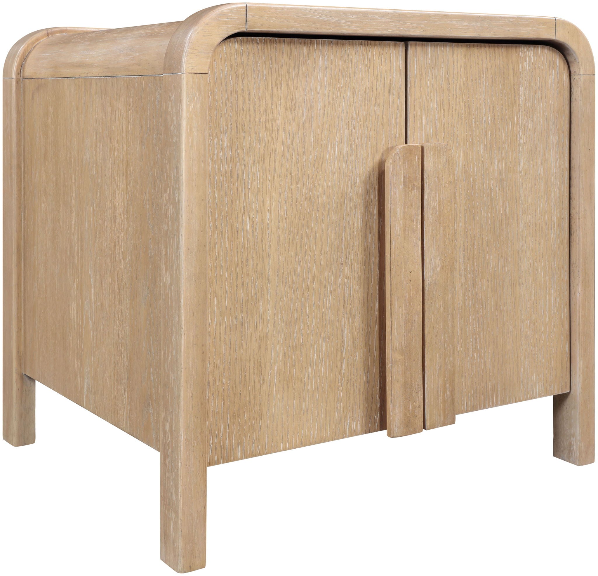 Harmony - Oak Veneer And Solid Wood Night Stand