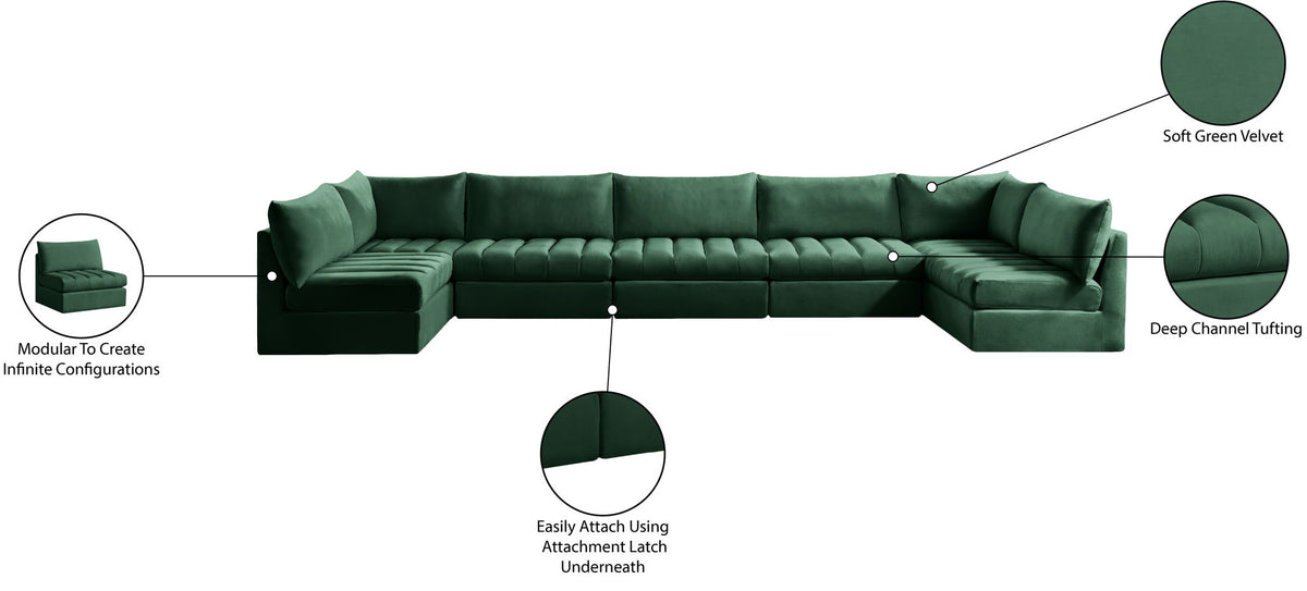 Jacob - Modular U-Shaped Sectional 7 Piece
