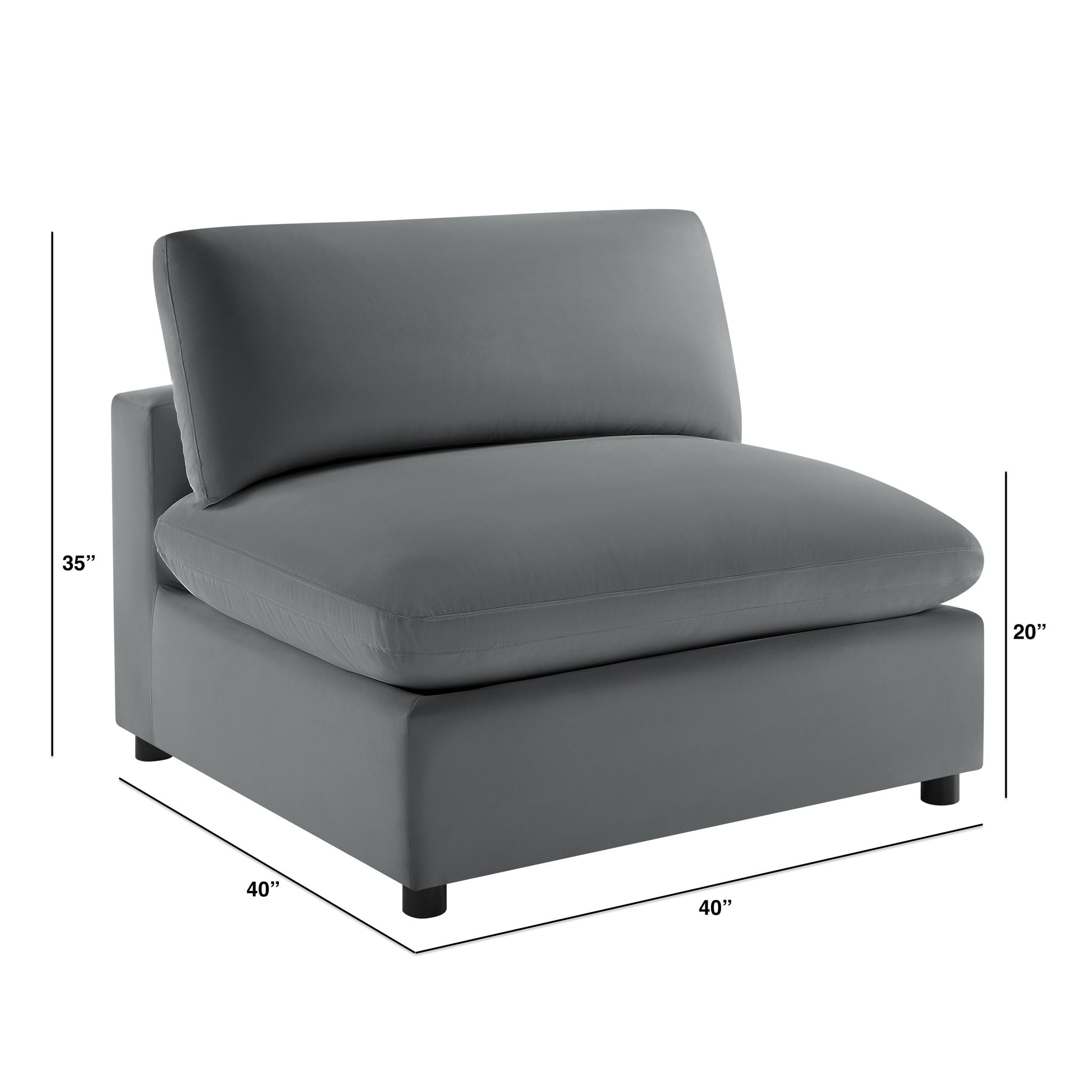 Caylie - Armless Slipper Chair