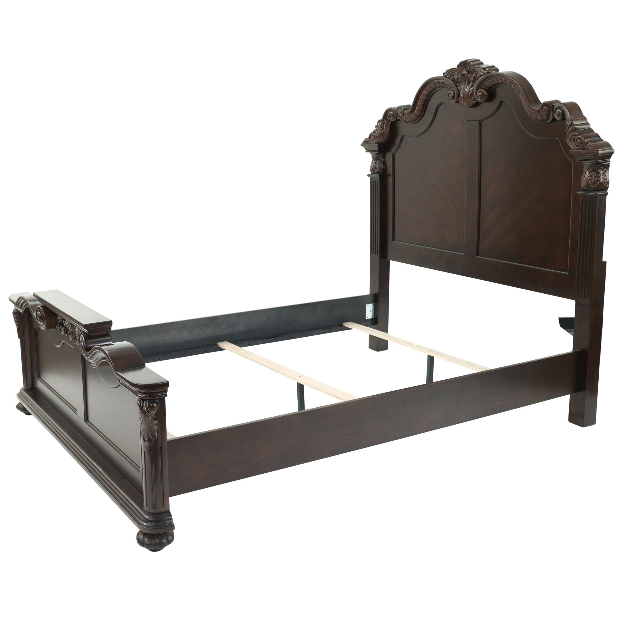 Bed With Carved Details