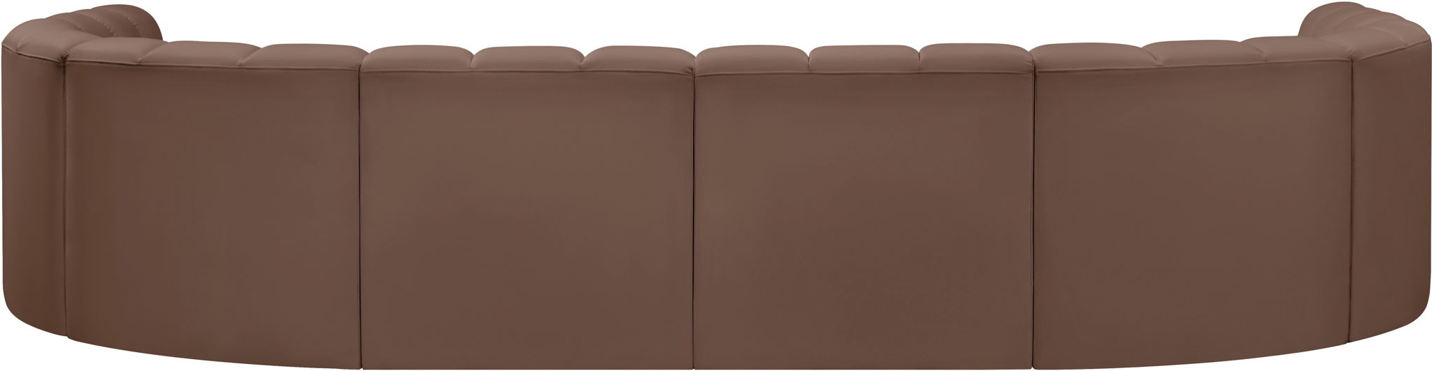 Arc - Faux Leather Modular U-Shaped Sectional