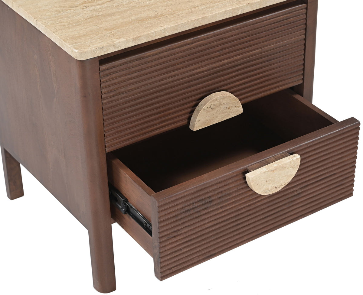 Varenna - 22" Acacia Wood Nightstand
