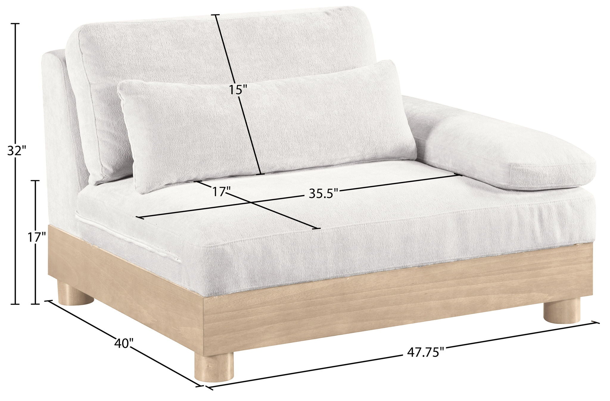 Turin - Upholstered Modular Chair