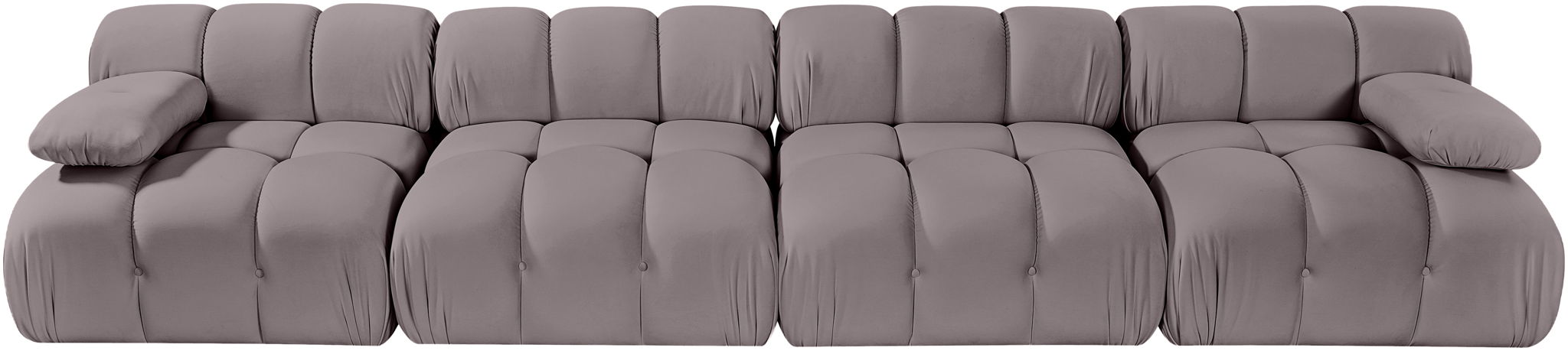 Orin - Velvet 4 Piece Modular Sofa