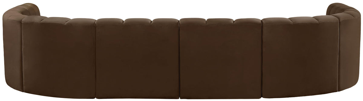 Arc - Velvet Modular U-Shaped Sectional
