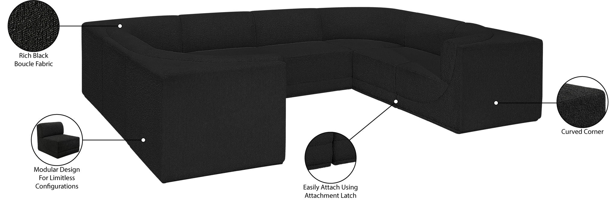 Ollie - 8 Piece Modular Sectional