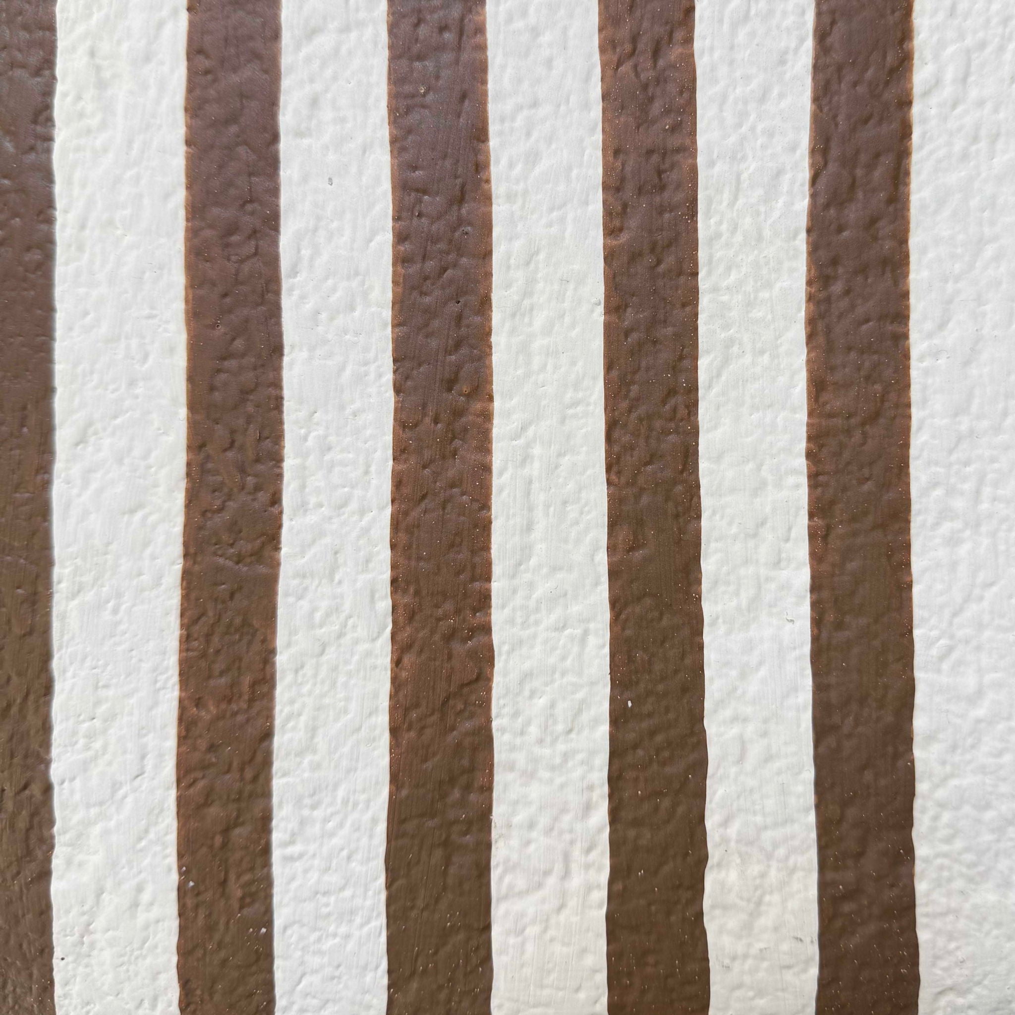 Maiori - Striped Papier Mache Table Lamp