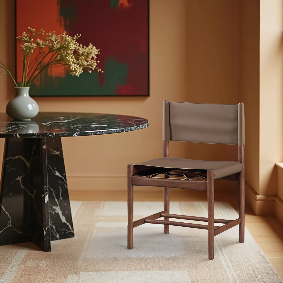 Rawlins - Dining Chair (Set of 2) - Walnut Frame