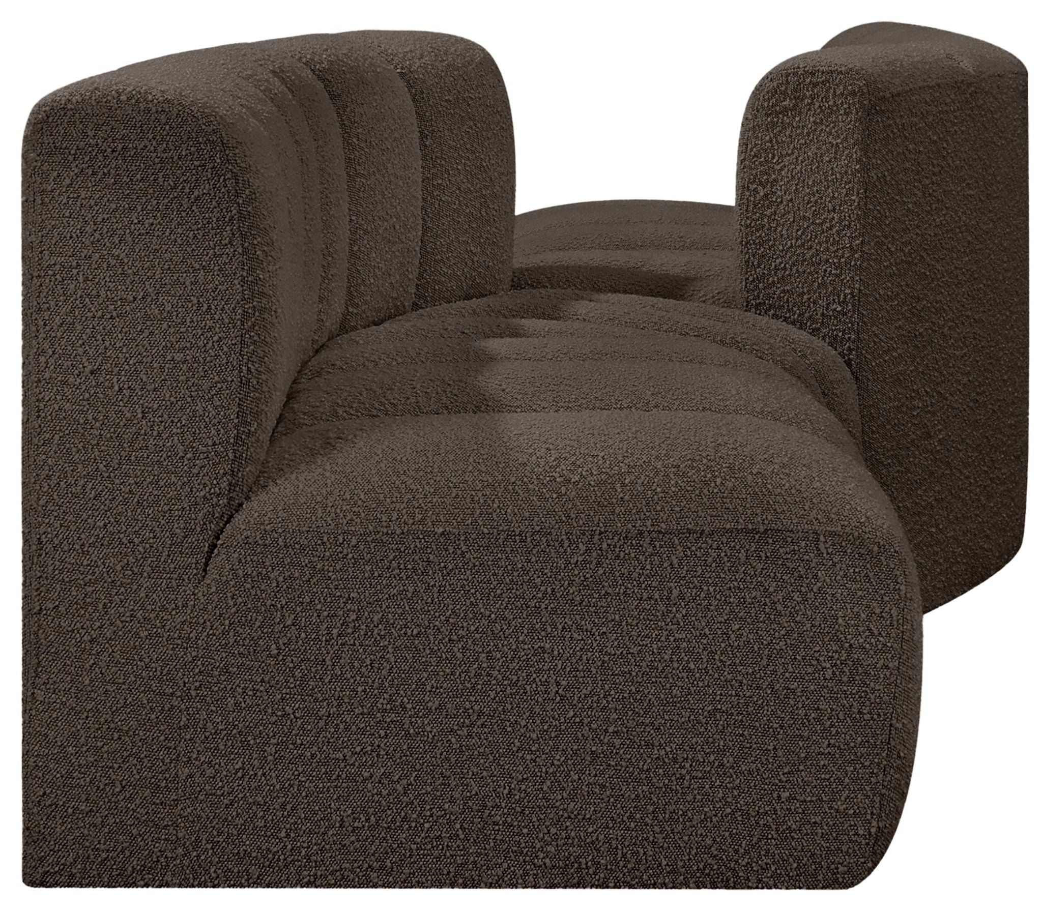 Arc - Boucle Fabric 4 Piece Sofa