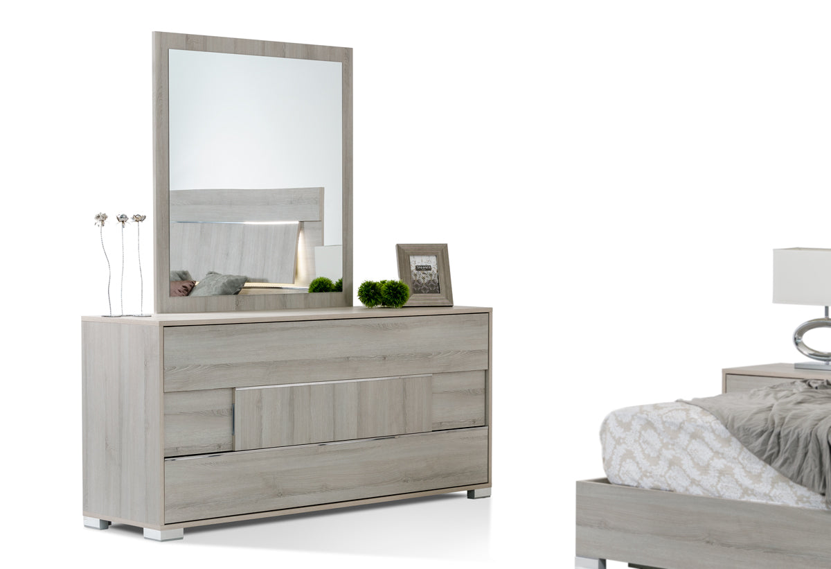 Ethan Italian Modern Grey Dresser