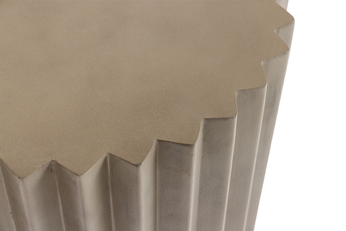 Evadale - Modern Grey Concrete End Table