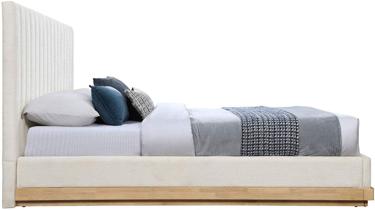 Emmet - Fabric Bed - Light Brown Base