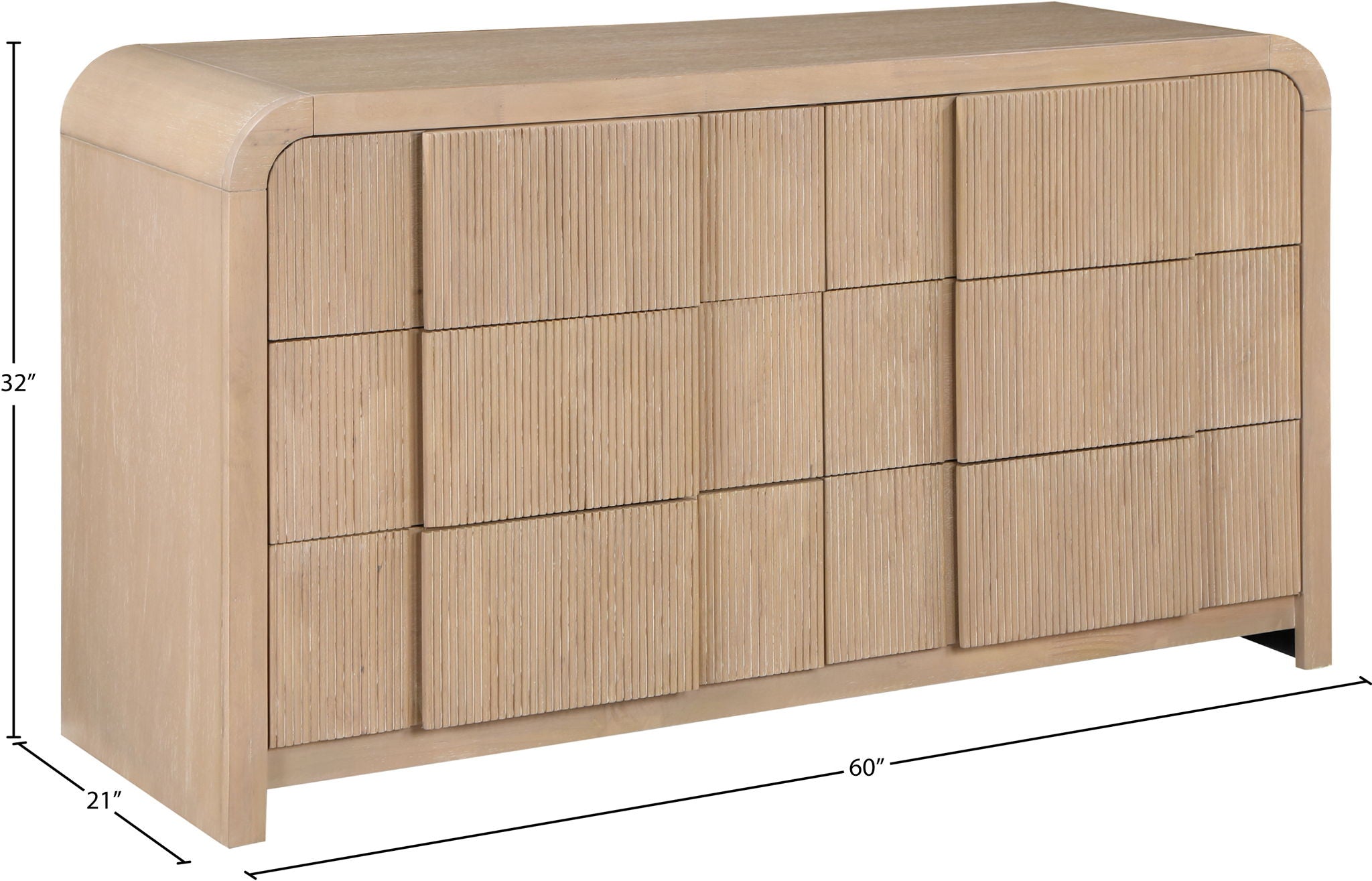 Fluted - Dresser
