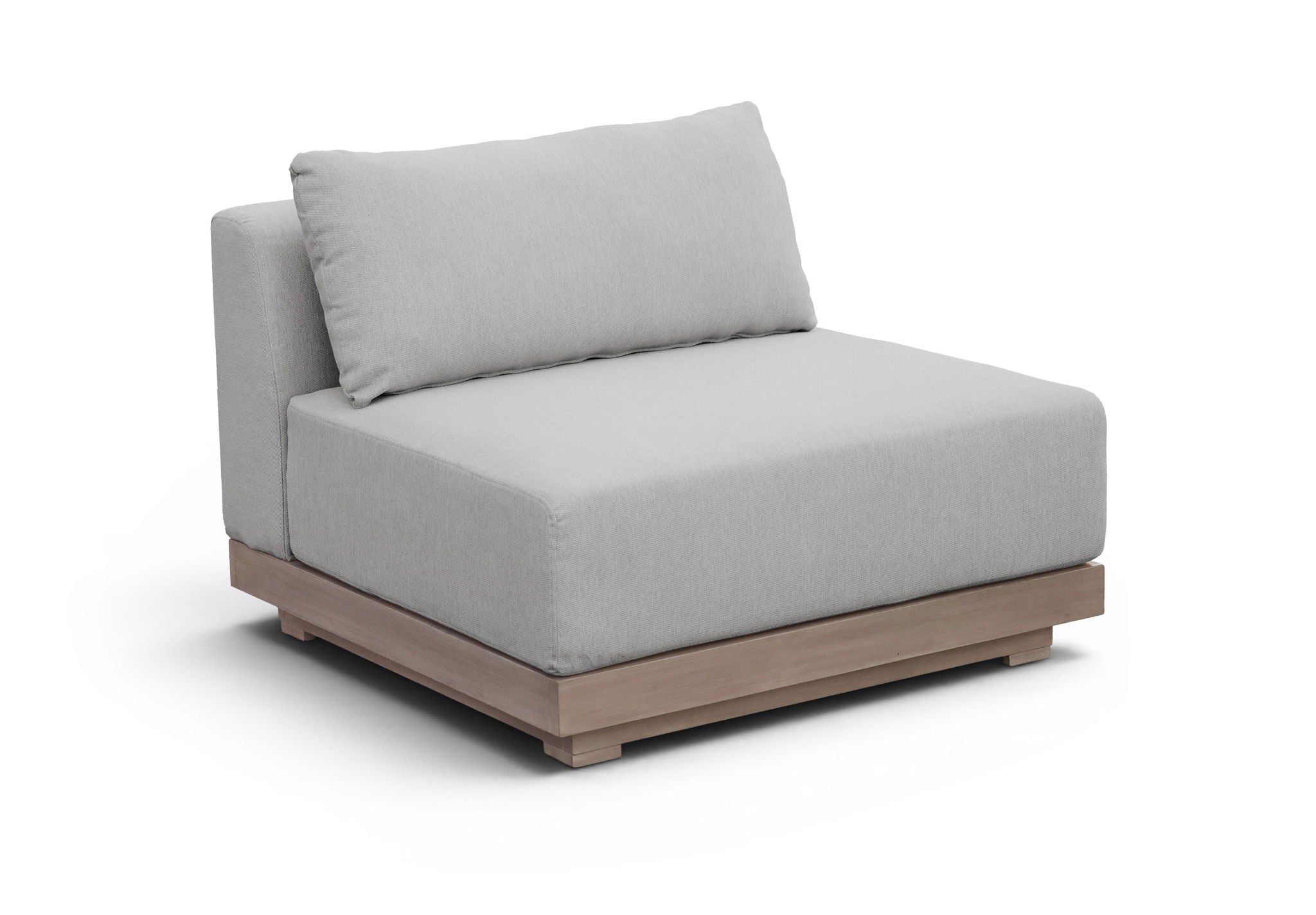 Solace - Olefin Performance Fabric Outdoor Patio Modular Armless Chair