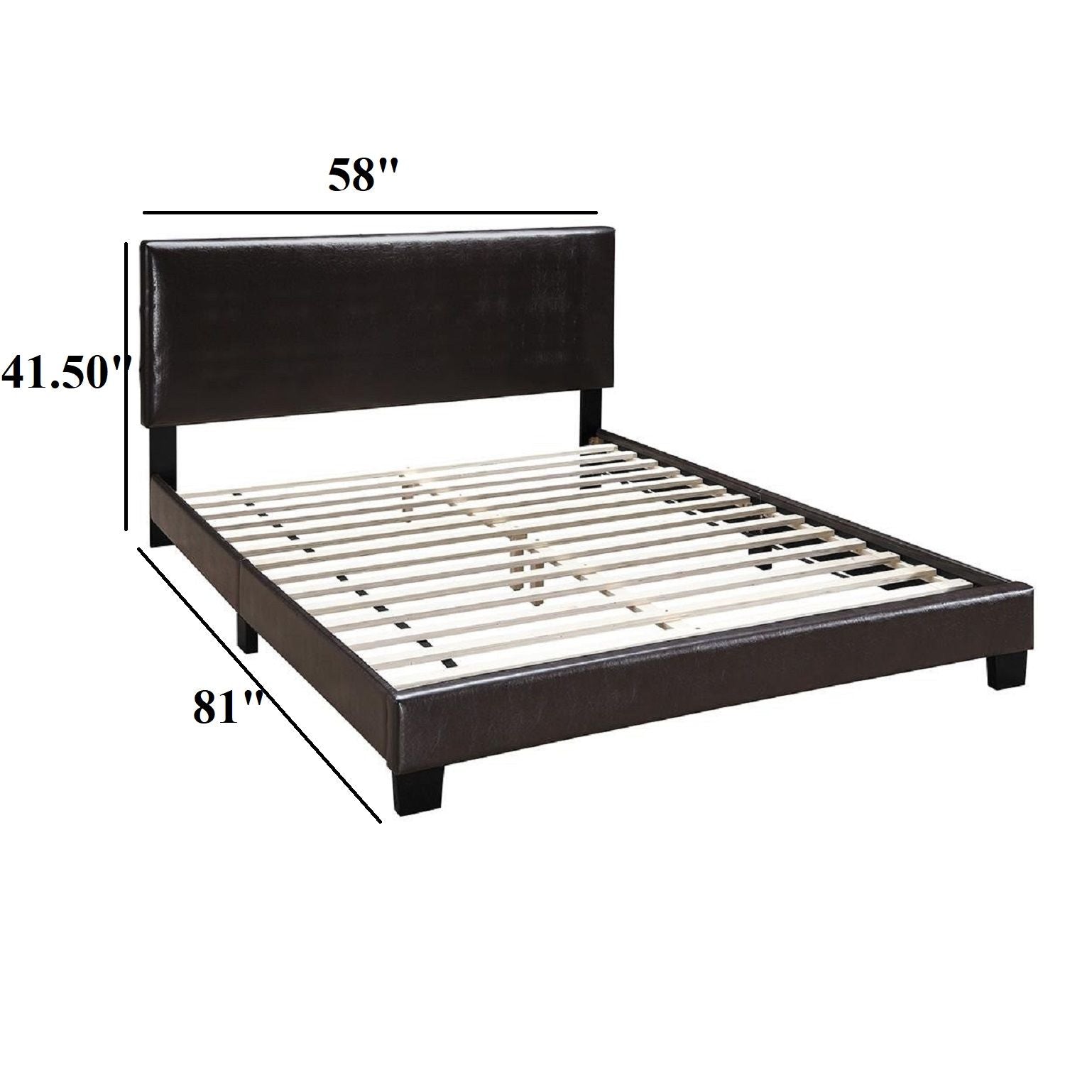 Upholstered Bed With Adjustable Headboard