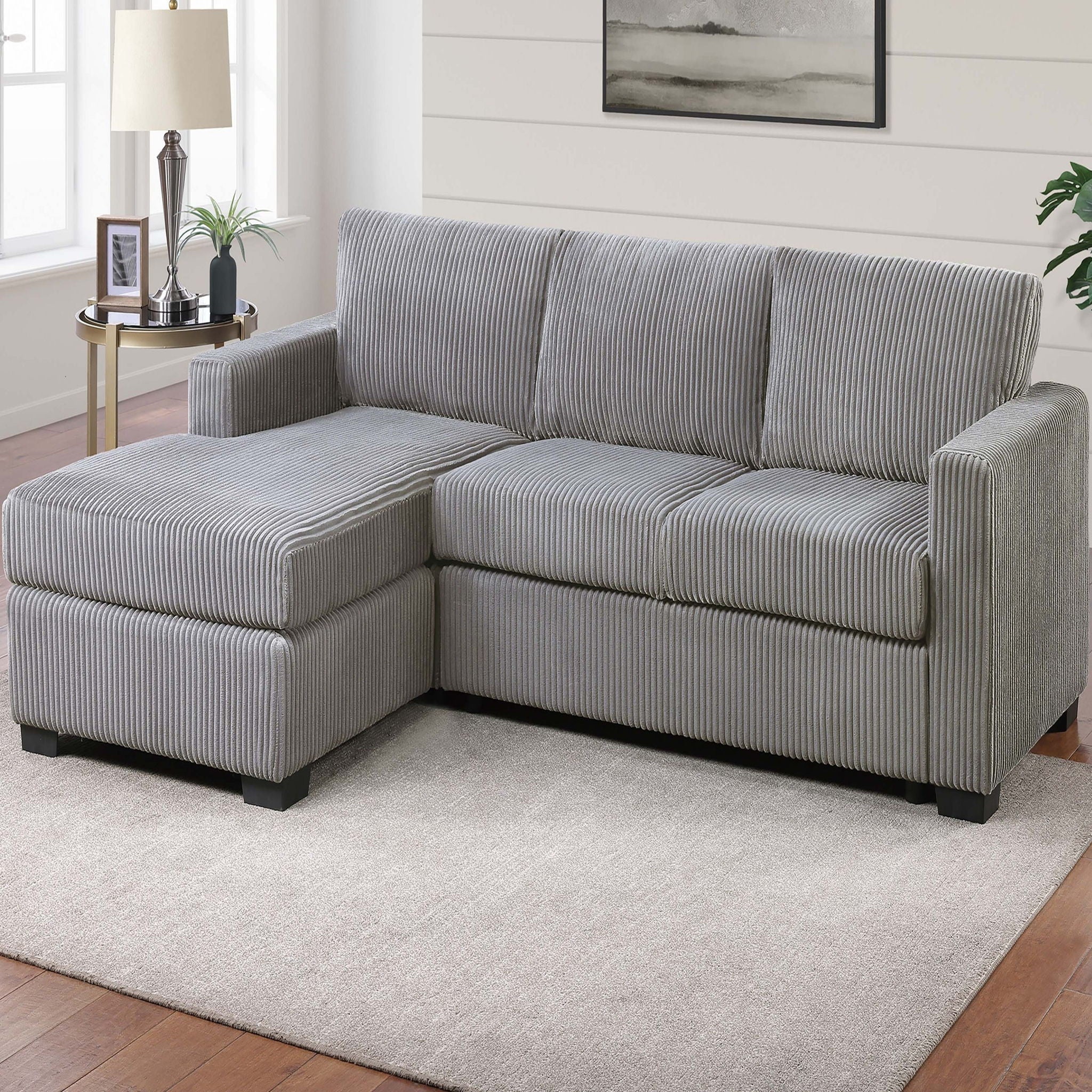 Modern L-Shaped Sectional Sofa
