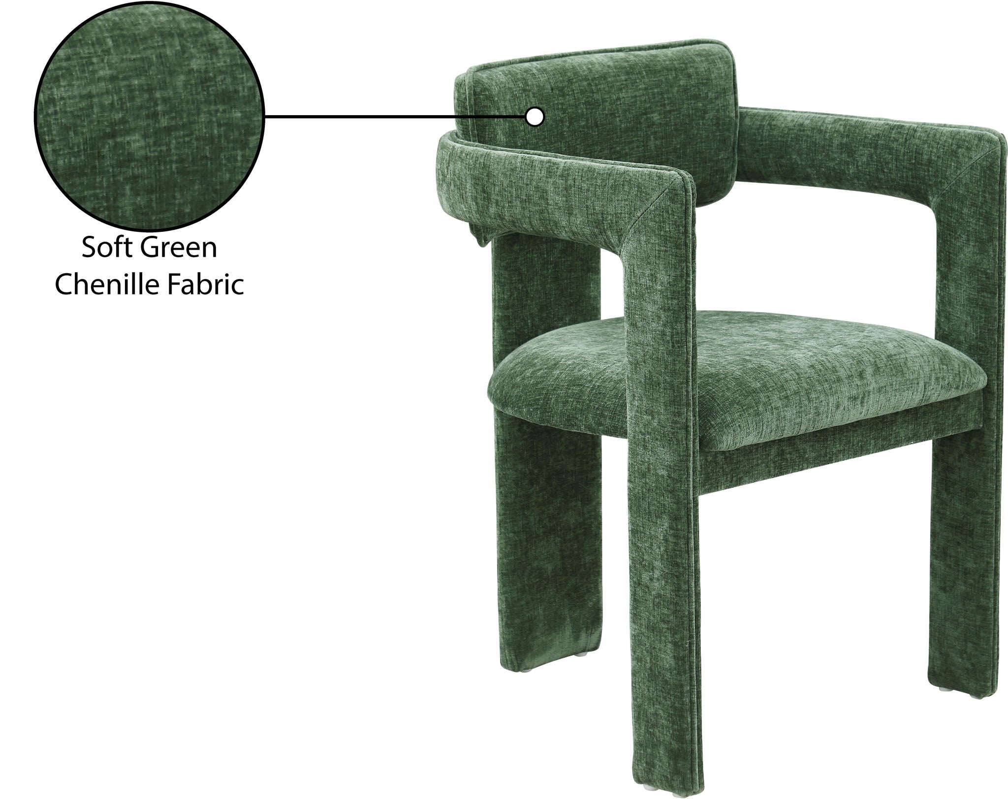 Brenda - Chenille  Dining Chair (Set of 2)