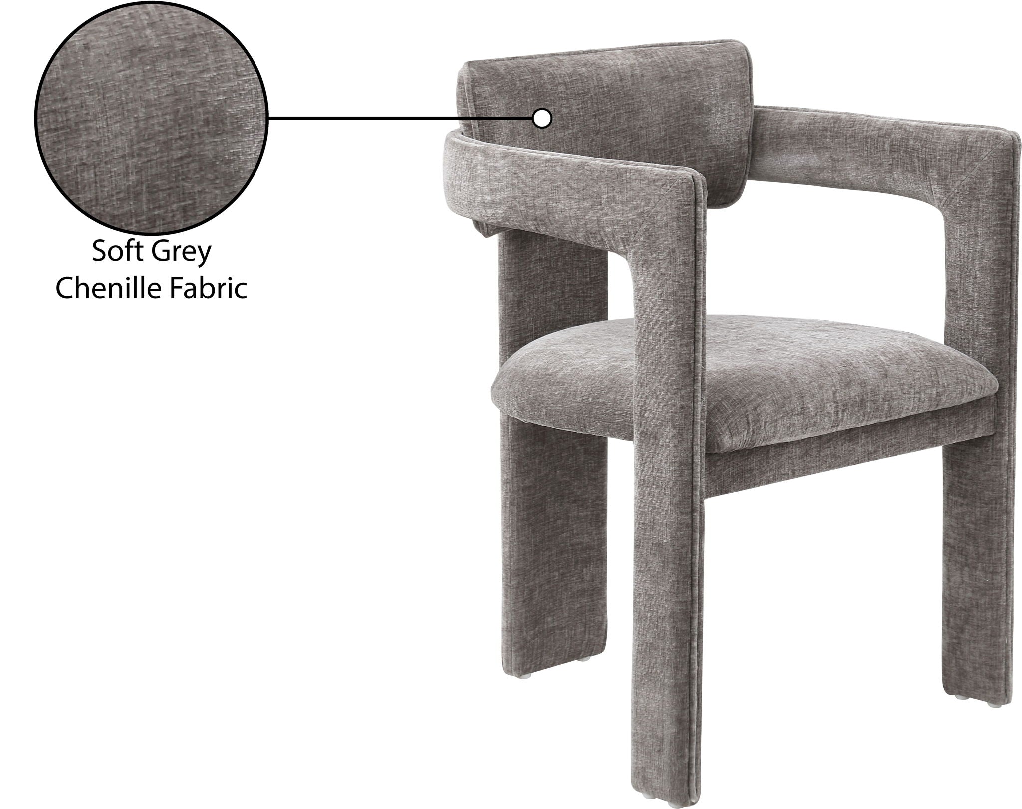 Brenda - Chenille  Dining Chair (Set of 2)